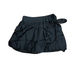 Women’s Express Design Studio Black Silk Skirt Bow Size 2